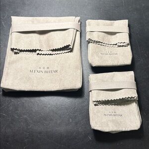 Alexis Bittar jewelry pouches